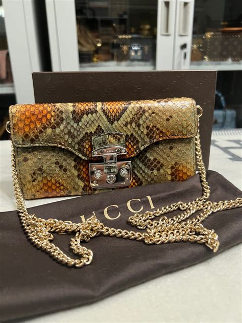 gucci python wallet yellow|RARE Authentic Gucci Yellow python leather zippy wallet with .